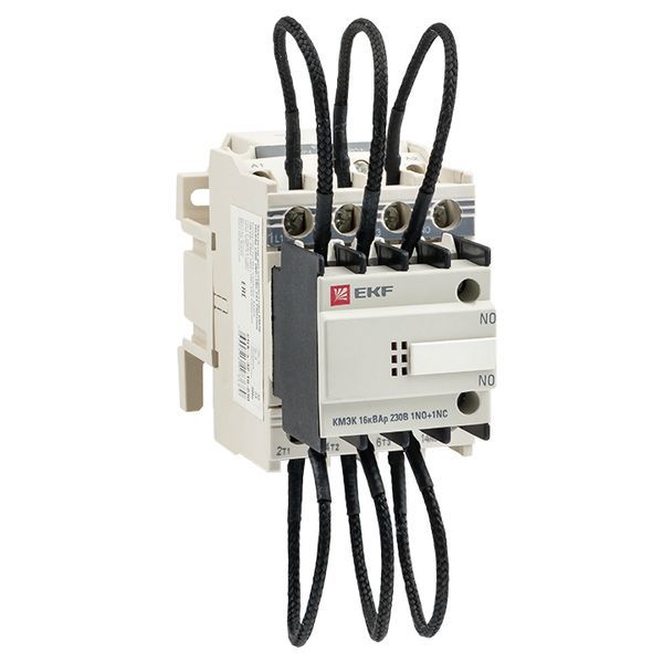 Контактор для конденсатора КМЭК 16квар 230В 2NО+1NC PROxima (ctrk-s-32-16-230)