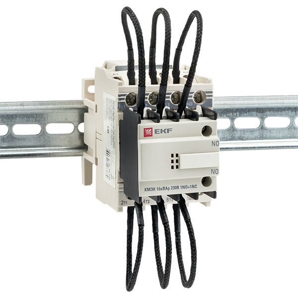 Контактор для конденсатора КМЭК 16квар 230В 2NО+1NC PROxima (ctrk-s-32-16-230)