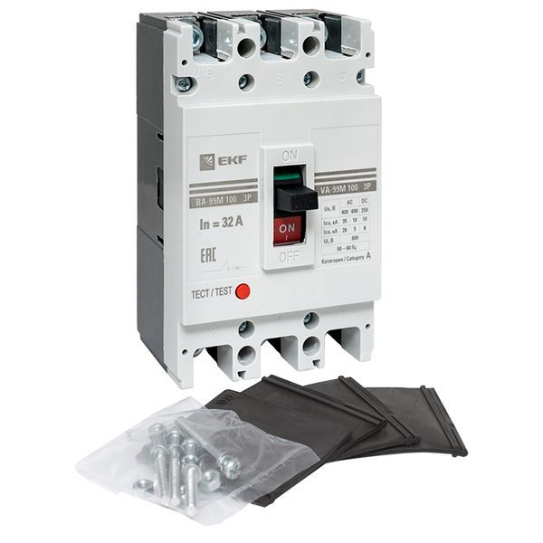 Выключатель автоматический ВА-99М 100/32А 3P 35кА PROxima (mccb99-100-32m)