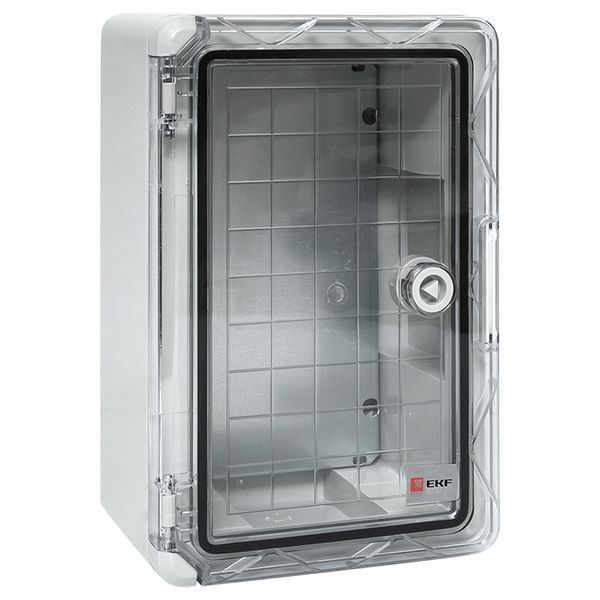 Бокс пластиковый с монтажной платой прозр. дверь 300х200х130 мм IP65 EKF PROxima (PBT65MP001)