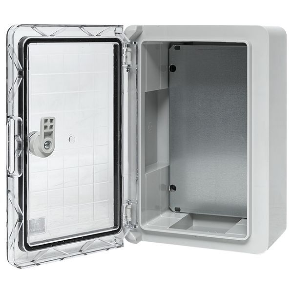 Бокс пластиковый с монтажной платой прозр. дверь 300х200х130 мм IP65 EKF PROxima (PBT65MP001)