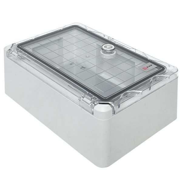 Бокс пластиковый с монтажной платой прозр. дверь 300х200х130 мм IP65 EKF PROxima (PBT65MP001)