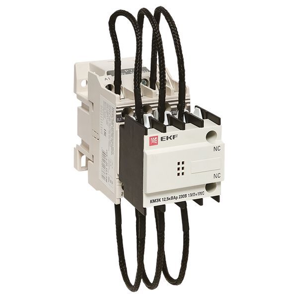 Контактор для конденсатора КМЭК 12.5квар 230В 1NО+1NC PROxima (ctrk-s-25-12,5-230)