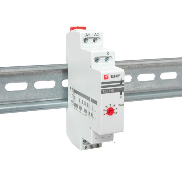 Импульсное реле с задержкой отключения RIO-2-60 (30-60 мин) EKF PROxima (rio-2-60)