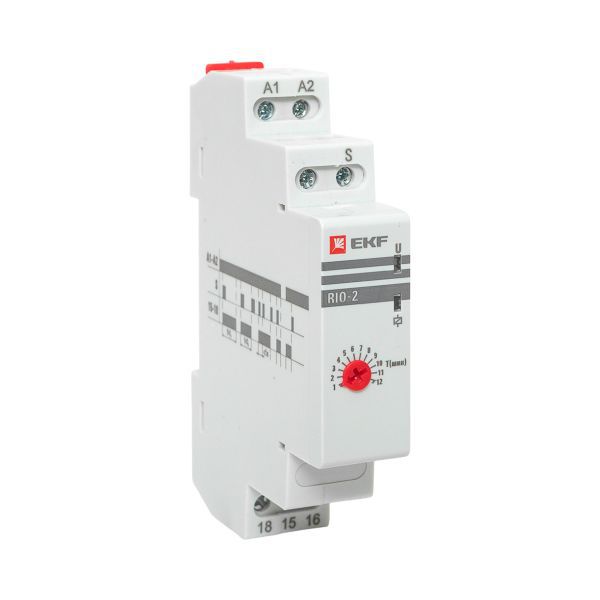 Импульсное реле с задержкой отключения RIO-2 EKF PROxima (rio-2)