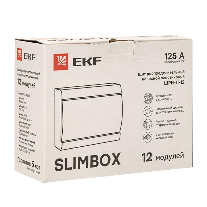 Щит ЩРН-П-12 "SlimBox" IP41 бел. дверца PROxima EKF sb-n-12w