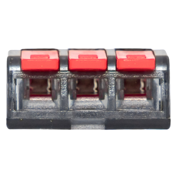 Клемма строительно-монтажная СМК 221-413 3-проводная 0.2-4.0кв.мм (уп.100шт) PROxima EKF plc-smk-221-413