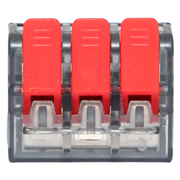 Клемма строительно-монтажная СМК 221-413 3-проводная 0.2-4.0кв.мм (уп.100шт) PROxima EKF plc-smk-221-413