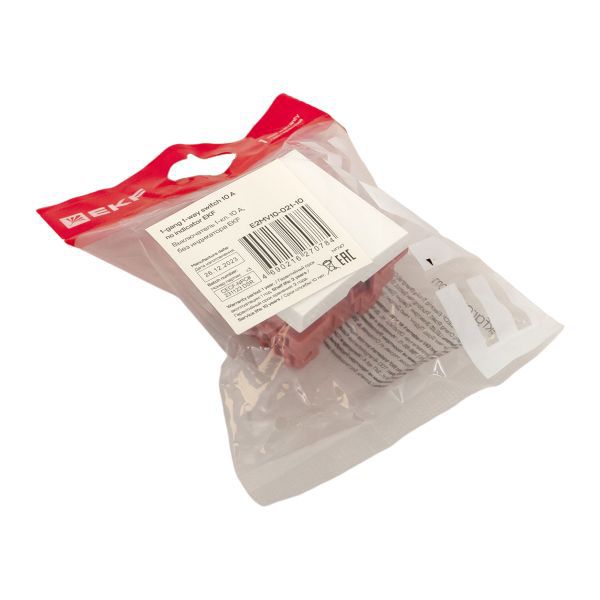 Выключатель 1-кл. 10А без индикатора EKF E2MV10-021-10