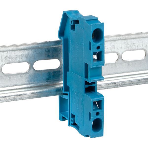 Колодка клеммная JXB-ST-6 57А самозажимная син. EKF plc-jxb-st-6-blue