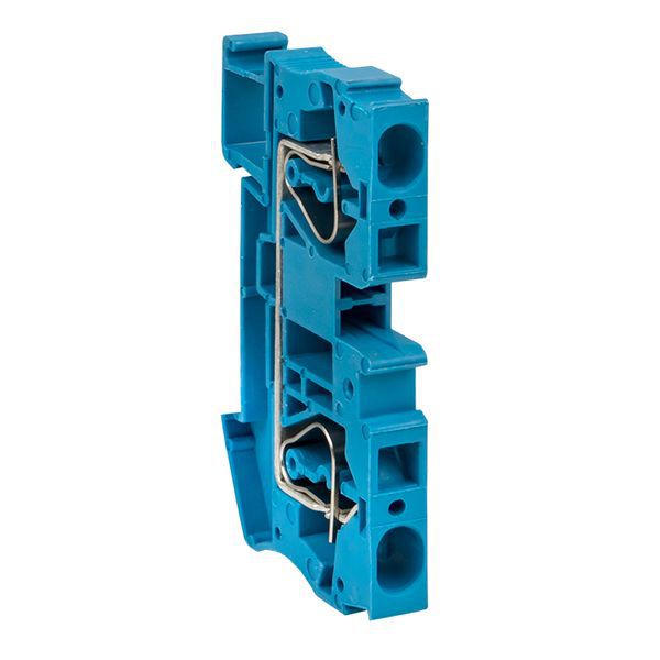 Колодка клеммная JXB-ST-6 57А самозажимная син. EKF plc-jxb-st-6-blue