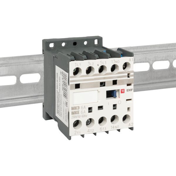 Миниконтактор МКЭ 6А 230В 1NO PROxima EKF Mctr-s-6-230