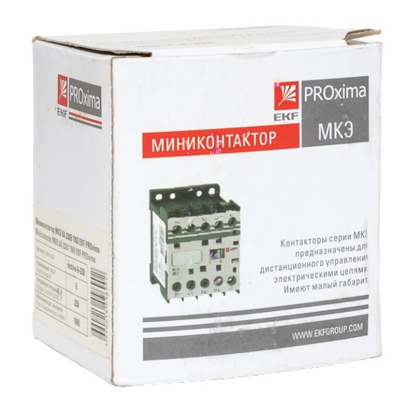 Миниконтактор МКЭ 6А 230В 1NO PROxima EKF Mctr-s-6-230