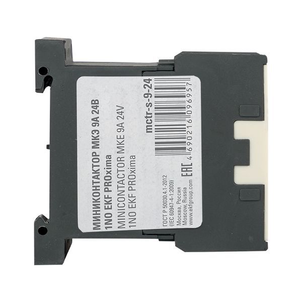 Миниконтактор МКЭ 9А 24В 1NO PROxima EKF Mctr-s-9-24