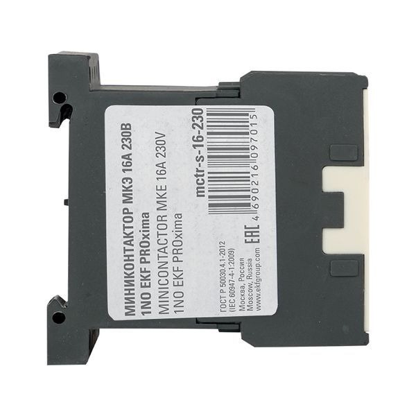 Миниконтактор МКЭ 16А 230В 1NO PROxima EKF Mctr-s-16-230