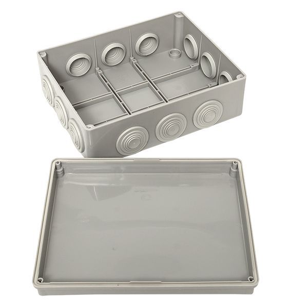 Коробка распаячная КМР-050-043 пылевлагозащ. 240х190х90 12 мембранных вводов уплот. шнур PROxima EKF plc-kmr-050-043