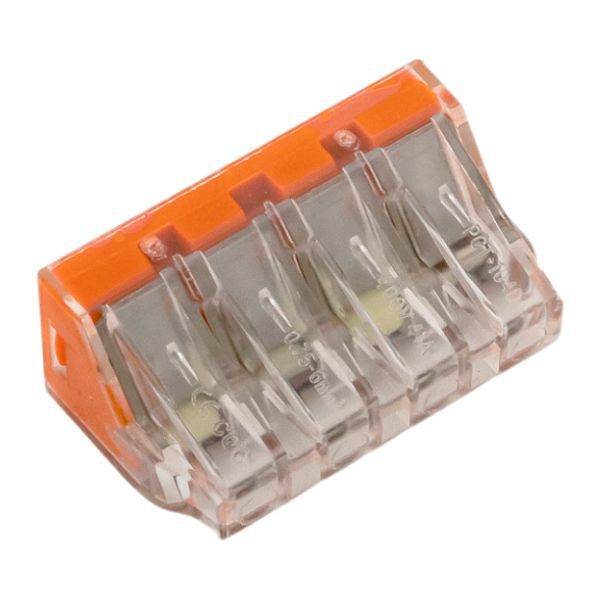 Клемма строительно-монтажная СМК 773-174 4-проводная 2.5-6.0кв.мм с пастой (уп.50шт) PROxima EKF plc-smk-773-174