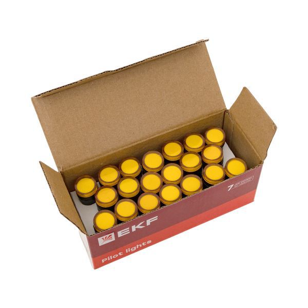 Матрица светодиодная AD16-16HS желт. 230В AC PROxima EKF ledm-ad16-16-y