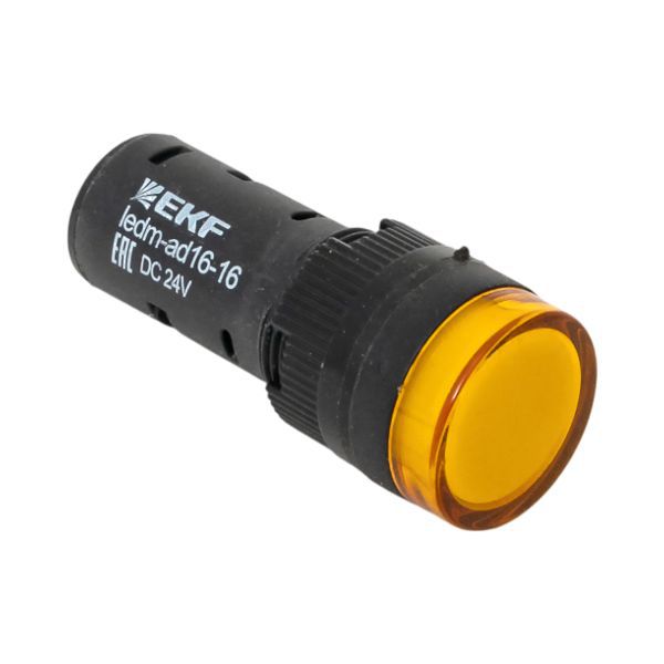 Матрица светодиодная AD16-16HS 24В AC (16мм) желт. EKF ledm-ad16-24-y