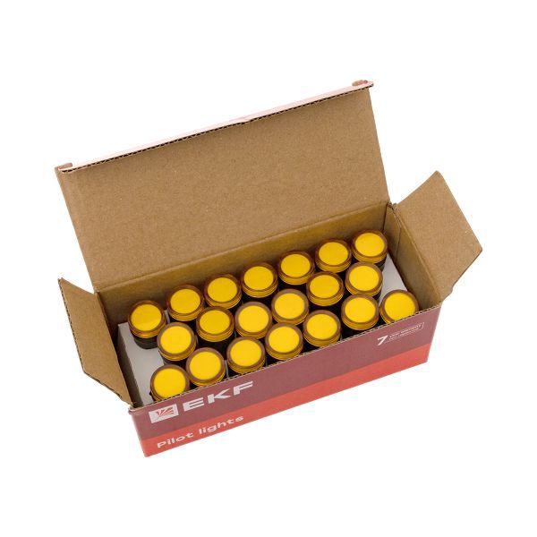 Матрица светодиодная AD16-16HS 24В AC (16мм) желт. EKF ledm-ad16-24-y