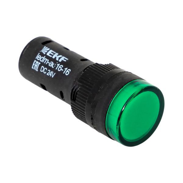 Матрица светодиодная AD16-16HS 24В AC (16мм) зел. EKF ledm-ad16-24-g