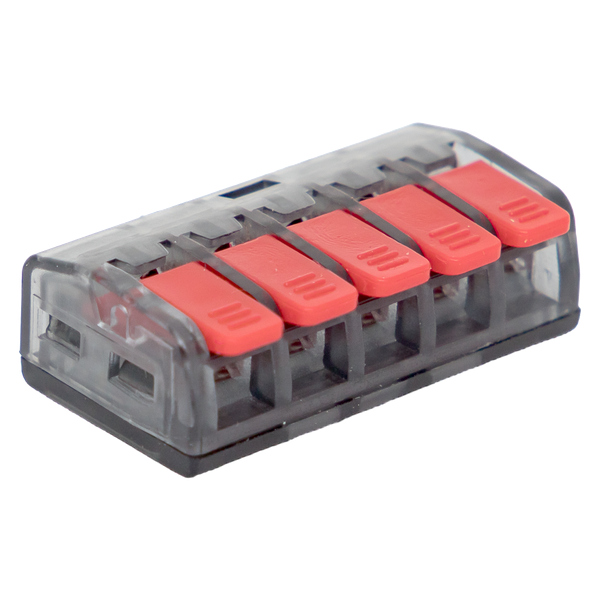 Клемма строительно-монтажная СМК 221-415 5-проводная 0.2-4.0кв.мм (уп.50шт) PROxima EKF plc-smk-221-415