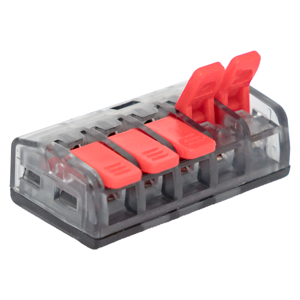 Клемма строительно-монтажная СМК 221-415 5-проводная 0.2-4.0кв.мм (уп.50шт) PROxima EKF plc-smk-221-415