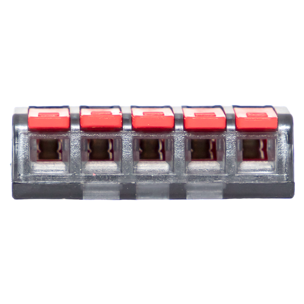 Клемма строительно-монтажная СМК 221-415 5-проводная 0.2-4.0кв.мм (уп.50шт) PROxima EKF plc-smk-221-415