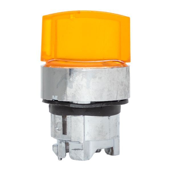 Механизм переключателя исполнительный ХB4 желт. на 2 положения с фиксацией с подсветкой с короткой ручкой PROxima EKF XB4BD2FL-Y