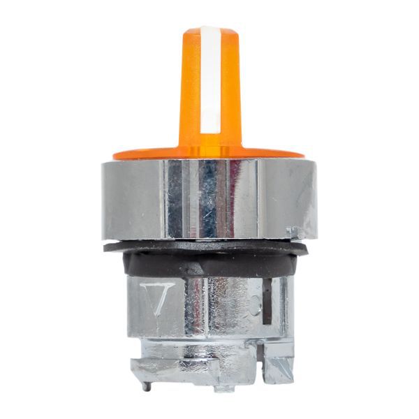 Механизм переключателя исполнительный ХB4 желт. на 2 положения с фиксацией с подсветкой с короткой ручкой PROxima EKF XB4BD2FL-Y