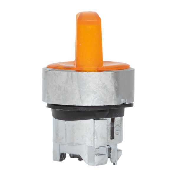 Механизм переключателя исполнительный ХB4 желт. на 2 положения с фиксацией с подсветкой с короткой ручкой PROxima EKF XB4BD2FL-Y