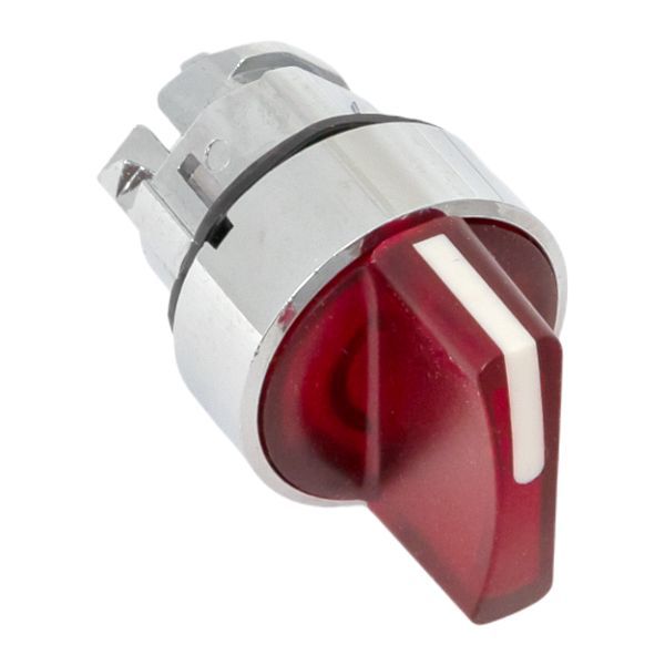 Механизм переключателя исполнительный ХB4 красн. на 2 положения с фиксацией с подсветкой с короткой ручкой PROxima EKF XB4BD2FL-R