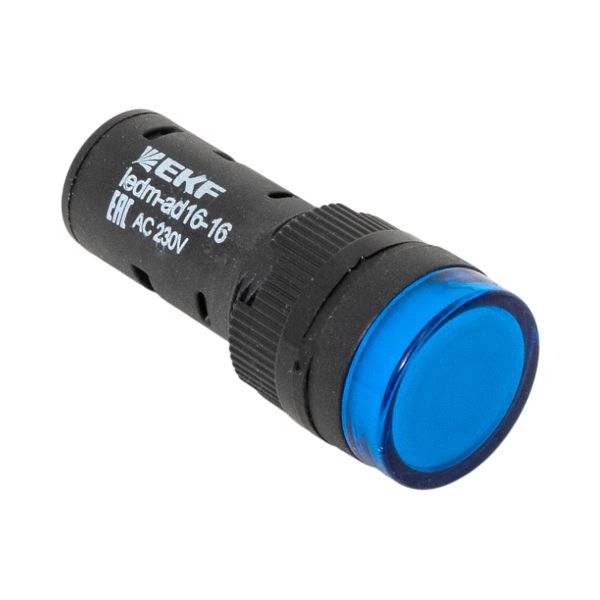 Матрица светодиодная AD16-16HS 230В AC (16мм) син. PROxima EKF ledm-ad16-16-b