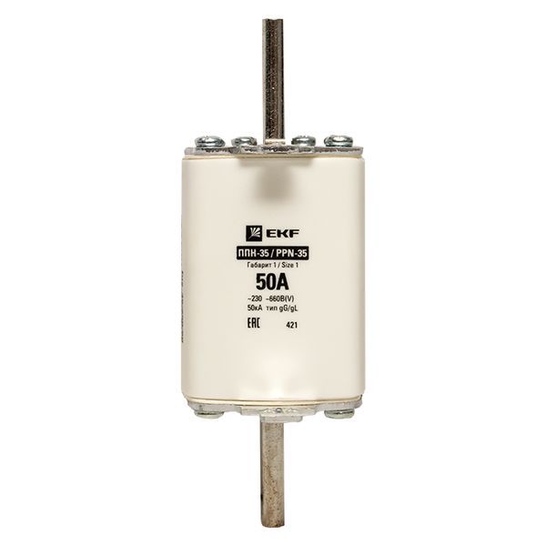 Вставка плавкая ППН-35 250/50А габарит 1 EKF fus-35/250/50