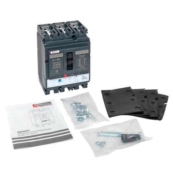 Выключатель автоматический 3п 100/16А 36кА ВА-99C Compact NS PROxima EKF mccb99C-100-16