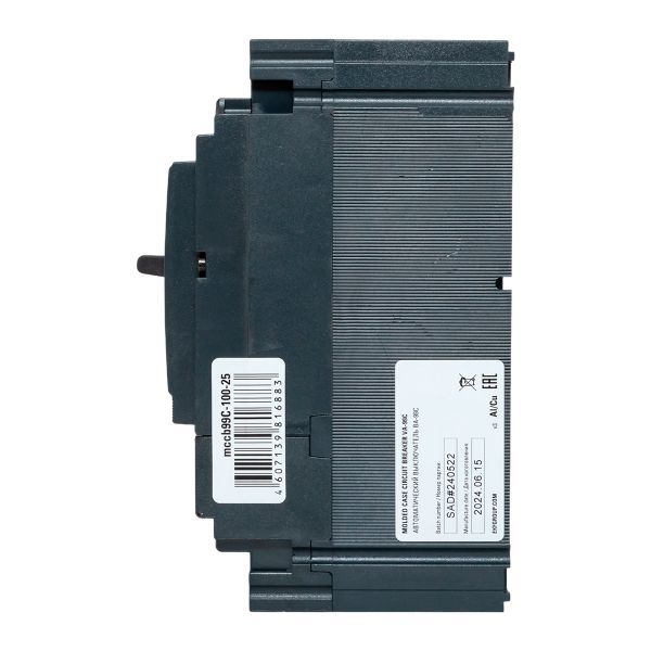Выключатель автоматический 3п 100/25А 36кА ВА-99C Compact NS PROxima EKF mccb99C-100-25