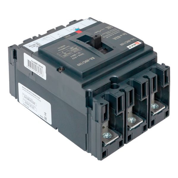 Выключатель автоматический 3п 100/63А 36кА ВА-99C Compact NS PROxima EKF mccb99C-100-63