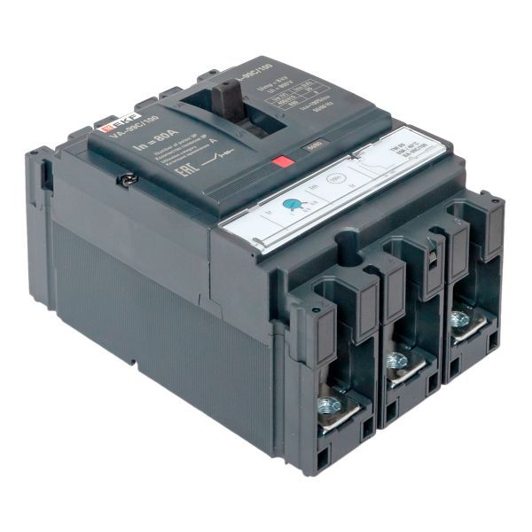 Выключатель автоматический 3п 100/80А 36кА ВА-99C Compact NS PROxima EKF mccb99C-100-80