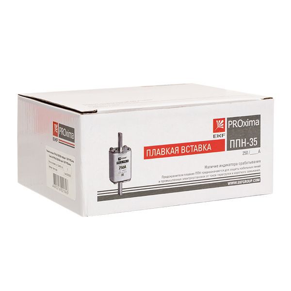 Вставка плавкая ППН-35 250/25А габарит 1 EKF fus-35/250/25