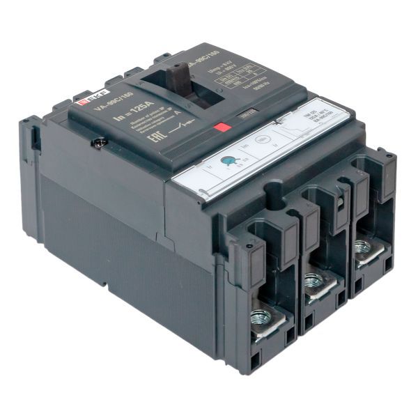 Выключатель автоматический 3п 160/125А 36кА ВА-99C Compact NS PROxima EKF mccb99C-160-125