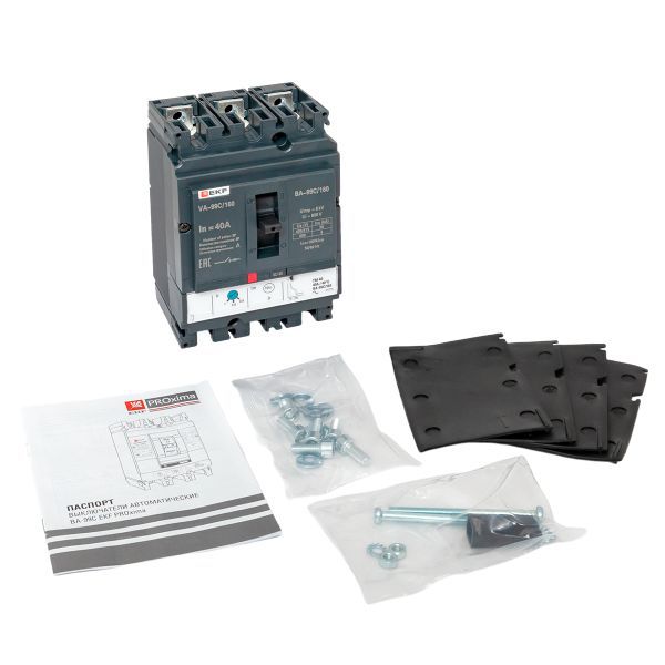 Выключатель автоматический 3п 160/40А 36кА ВА-99C Compact NS PROxima EKF mccb99C-160-40