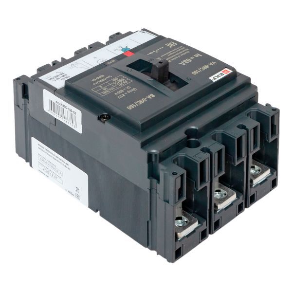 Выключатель автоматический 3п 160/63А 36кА ВА-99C Compact NS PROxima EKF mccb99C-160-63