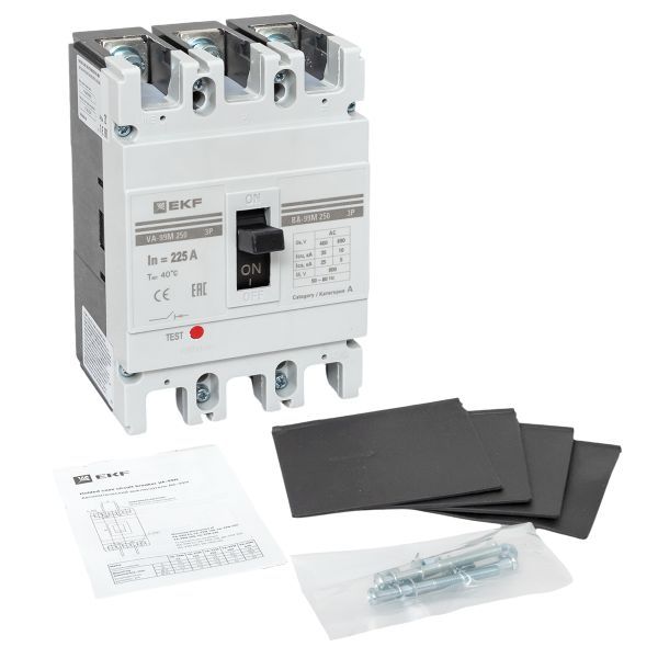 Выключатель автоматический 3п 250/225А 35кА ВА-99М PROxima EKF mccb99-250-225m