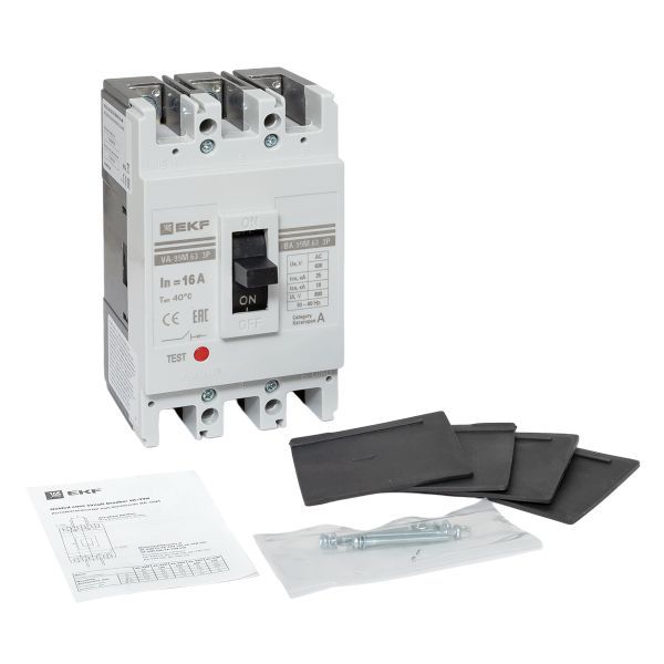 Автоматический выключатель 3п 63/16А 25кА ВА-99М PROxima