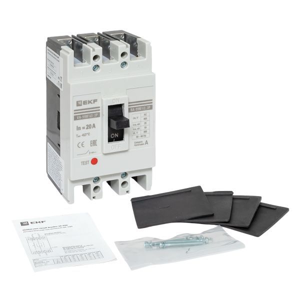 Выключатель автоматический 3п 63/20А 25кА ВА-99М PROxima EKF mccb99-63-20m