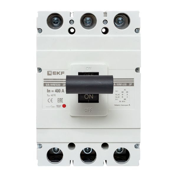 Выключатель автоматический 3п 630/400А 50кА ВА-99М PROxima EKF mccb99-630-400m