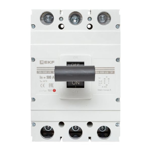 Выключатель автоматический 3п 630/500А 50кА ВА-99М PROxima EKF mccb99-630-500m