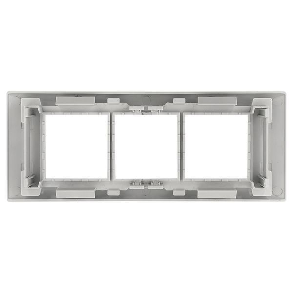 Рамка+суппорт на 6 модулей (3 поста) для парапетного кабельного канала C-Line EKF sup-6-105-50