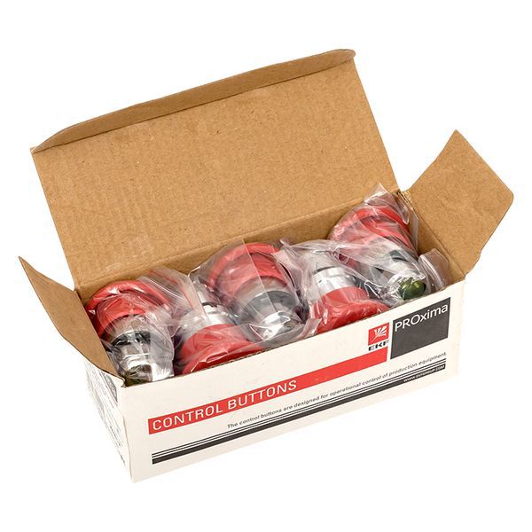 Механизм кнопки исполнительный XB4 "Грибок" красн. возвратный без фиксации без подсветки PROxima EKF XB4BC-R