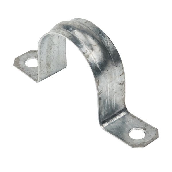 Скоба крепежная двухлапковая d31-32мм метал. (уп.50шт) EKF sm-2-31-32